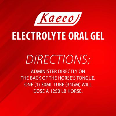 Show full view: Kaeco Electrolyte Oral Gel Horse Supplement, 30-ml tub slide 4 of 5