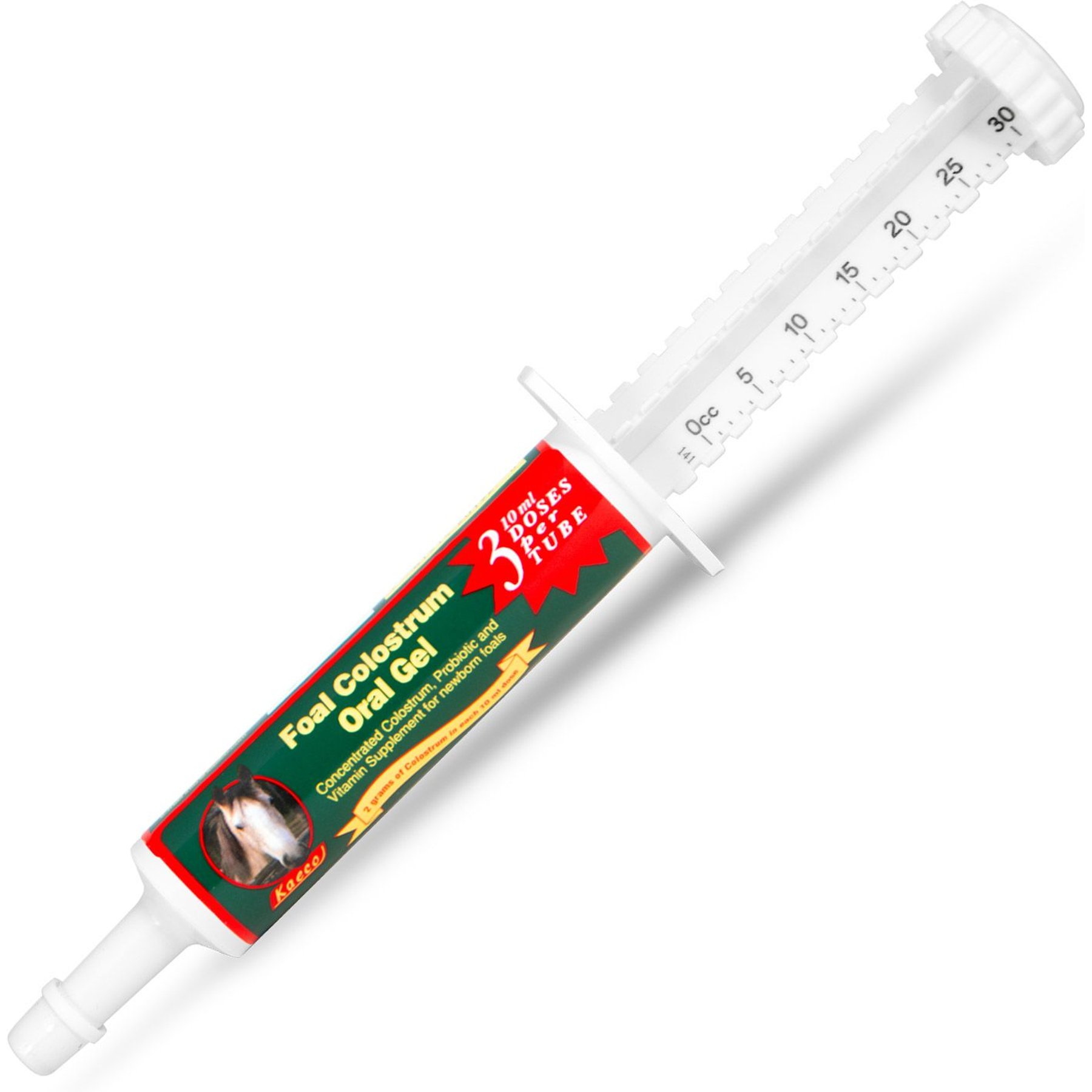 Kaeco Foal Colostrum Oral Gel Horse Comprehensive Supplement, 30-ml tub