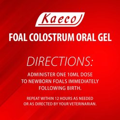 Kaeco Foal Colostrum Oral Gel Horse Comprehensive Supplement, 30-ml tub slide 2 of 4