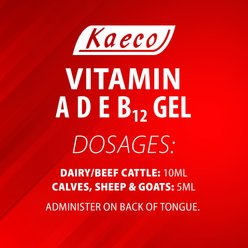 Kaeco Vitamin ADEB12 Gel Livestock Supplement, 300-ml tube slide 2 of 4