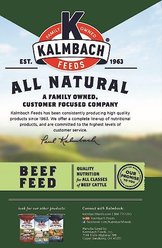 Kalmbach Feeds 14% Stocker Grower Cattle Feed, 50-lb bag slide 2 of 4