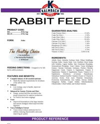 Kalmbach Feeds 15% Pellets Rabbit Feed, 25-lb bag slide 2 of 4