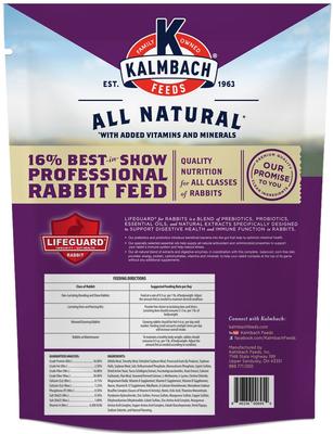 Show full view: Kalmbach Feeds 16% Best-in-Show Timothy Hay & Alfalfa Hay Mini Pellet Feeds Rabbit Food, 8-lb bag slide 2 of 3