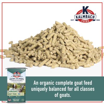 Show full view: Kalmbach Feeds 16% Organic Pellet Goat Feed, 50-lb bag slide 3 of 6