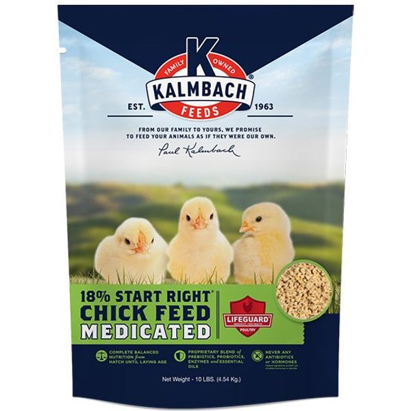 KALMBACH FEEDS All Natural 18 Protein Start Right Chick Feed, 10lb