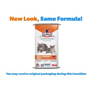 Kalmbach Feeds 23% Rodent Diet Cubes Rats & Mice Food, 50-lbs bag