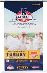 Kalmbach Feeds 28% Start Right Medicated Turkey Feed, 50-lb bag
