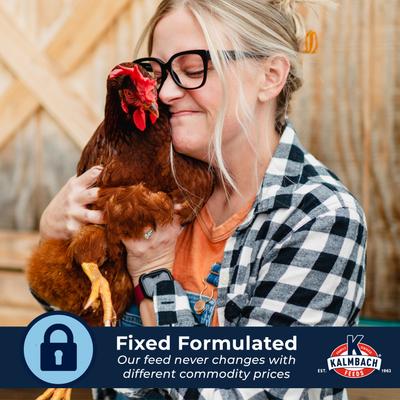 Show full view: Kalmbach Feeds All Natural 16% Protein Flock Maintainer Pellet Poultry Feed, 50-lb bag, bundle of 2 slide 7 of 9