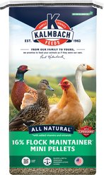 Kalmbach Feeds All Natural 16% Protein Flock Maintainer Pellet Poultry Feed, 50-lb bag