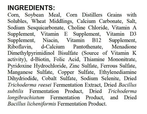 Show full view: Kalmbach Feeds All Natural 16% Protein Layer Crumbles Chicken Feed, 50-lb bag slide 4 of 8