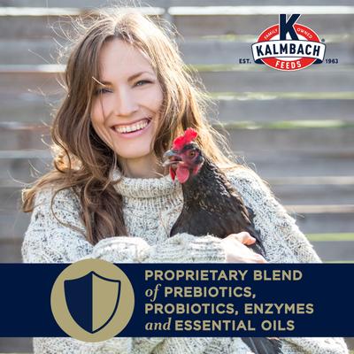 Show full view: Kalmbach Feeds All Natural 17% Protein Hi Omegga Layer Crumbles Chicken Feed, 50-lb bag slide 6 of 11