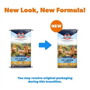 Kalmbach Feeds All Natural 17% Protein Layer Crumbles Poultry Feed, 50-lb bag