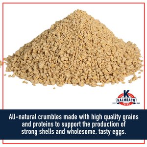 Kalmbach Feeds All Natural 17% Protein Layer Crumbles Poultry Feed, 50-lb bag