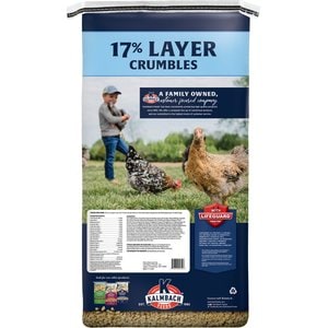 Kalmbach Feeds All Natural 17% Protein Layer Crumbles Poultry Feed, 50-lb bag