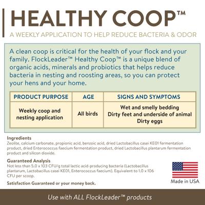 Show full view: Kalmbach Feeds All Natural 17% Protein Layer Pellets Chicken Feed, 50-lb bag + FlockLeader Healthy Coop Poultry Supplement, 12-lb bag slide 5 of 7