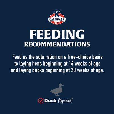 Show full view: Kalmbach Feeds All Natural 17% Protein Layer Pellets Poultry Feed, 50-lb bag, bundle of 2 slide 8 of 11