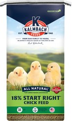 Kalmbach Feeds All Natural 18% Protein Start Right Chick Feed, 50-lb bag slide 1 of 9