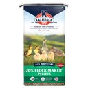 Kalmbach Feeds All Natural 20% Protein Flock Maker Pellets Poultry Feed, 50-lb bag