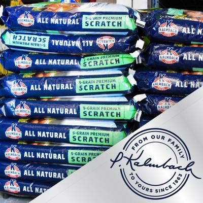 Show full view: Kalmbach Feeds All Natural 5-Grain Premium Scratch Chicken Feed, 50-lb bag slide 5 of 8