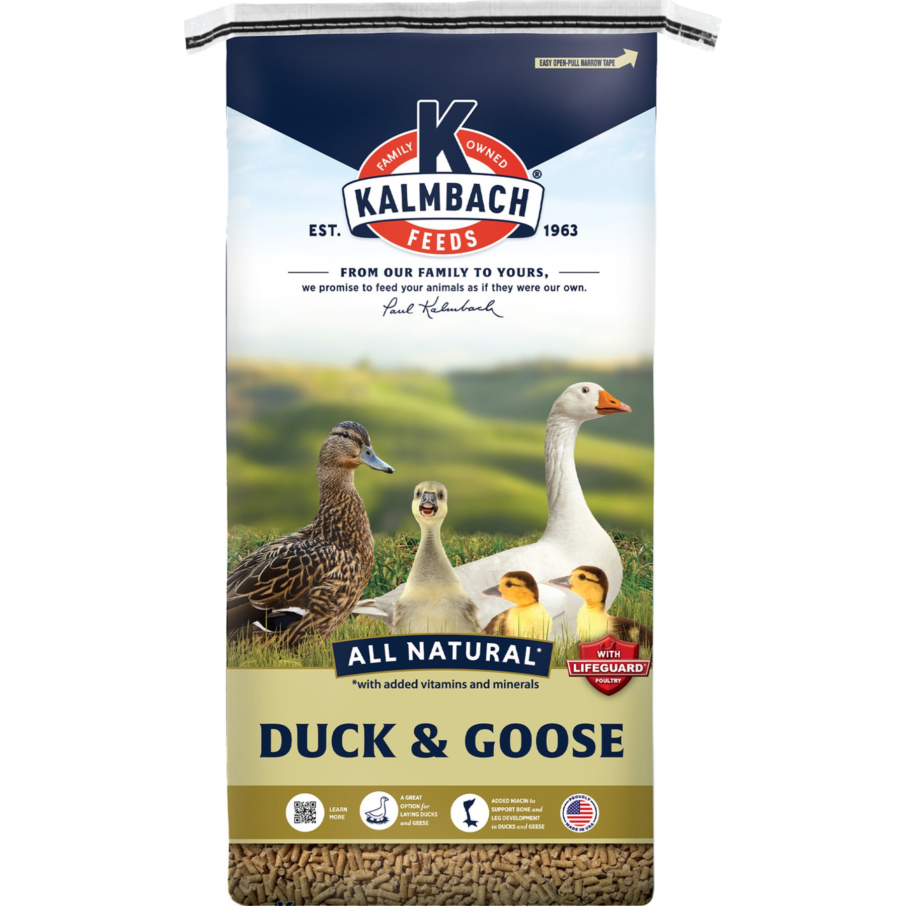 Kalmbach Feeds All Natural Duck & Goose Feed, 50-lb bag