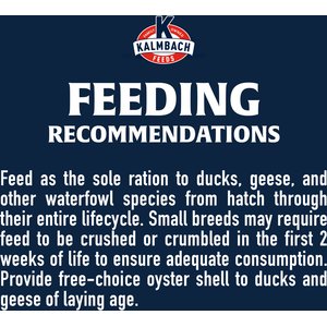 Kalmbach Feeds All Natural Duck & Goose Feed, 50-lb bag