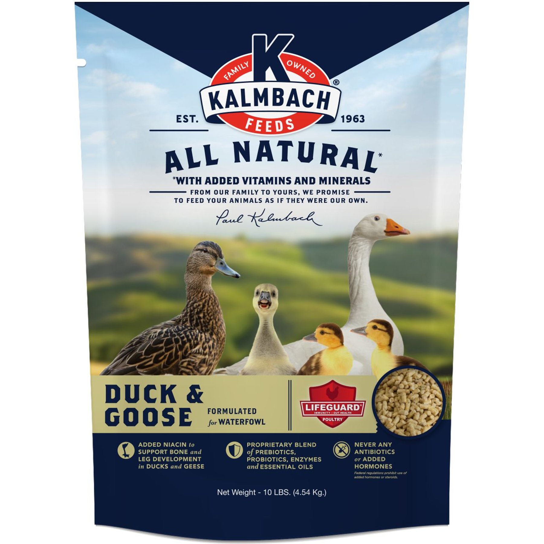 Kalmbach Feeds All Natural Duck & Goose Feed, 10-lb bag