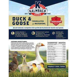Kalmbach Feeds All Natural Duck & Goose Feed, 50-lb bag