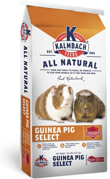 Kalmbach Feeds All Natural Guinea Pig Select Food, 50-lb bag