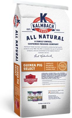 Show full view: Kalmbach Feeds All Natural Guinea Pig Select Food, 50-lb bag slide 2 of 6