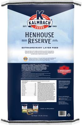 Show full view: Kalmbach Feeds All Natural Henhouse Reserve 17% Protein Premium Layer Chicken Feed, 30-lb bag slide 2 of 10