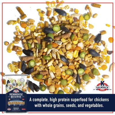 Show full view: Kalmbach Feeds All Natural Henhouse Reserve 17% Protein Premium Layer Chicken Feed, 30-lb bag slide 3 of 10