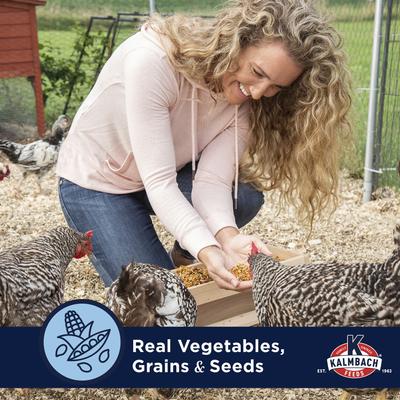 Show full view: Kalmbach Feeds All Natural Henhouse Reserve 17% Protein Premium Layer Chicken Feed, 30-lb bag slide 4 of 10