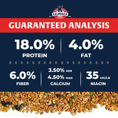 Show full view: Kalmbach Feeds All Natural Henhouse Reserve 18% Protein Extraordinary Layer Poultry Feed, 30-lb bag, 2 count slide 4 of 9