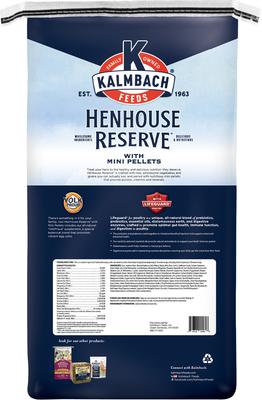 Show full view: Kalmbach Feeds All Natural Henhouse Reserve 18% Protein Extraordinary Layer Poultry Feed, 30-lb bag, 2 count slide 2 of 9