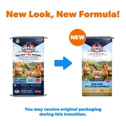 Kalmbach Feeds All Natural Non-GMO 17% Protein Layer Crumbles Poultry Feed, 50-lb bag slide 2 of 9