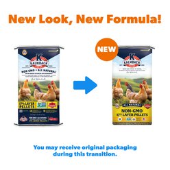 Kalmbach Feeds All Natural Non-GMO 17% Protein Layer Pellets Poultry Feed, 50-lb bag slide 2 of 9