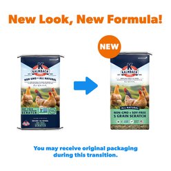 Kalmbach Feeds All Natural Non-GMO, Soy Free 5 Grain Premium Scratch for Poultry, 50-lb bag slide 2 of 8