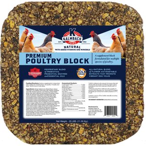 Kalmbach Feeds All Natural Poultry Treat, 25-lb block