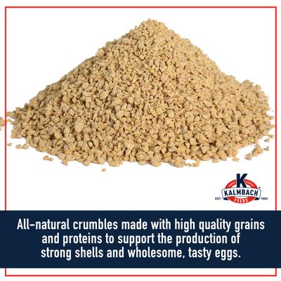 Show full view: Kalmbach Feeds All Natural Soy-Free 17% Protein Layer Crumbles Poultry Feed, 50-lb bag slide 4 of 9