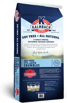 Show full view: Kalmbach Feeds All Natural Soy-Free 17% Protein Layer Crumbles Poultry Feed, 50-lb bag slide 3 of 8