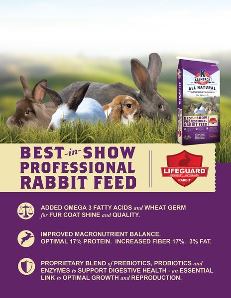 Kalmbach Feeds Best in Show 18% Professional Rabbit Feed, 50-lb bag