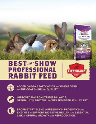 Show full view: Kalmbach Feeds Best in Show 18% Professional Rabbit Feed, 50-lb bag slide 3 of 7