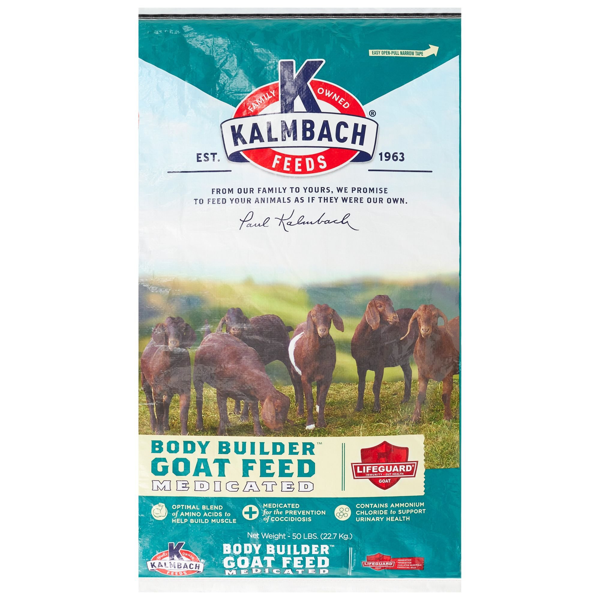 Body Builder Goat Feed, 50-lb bag