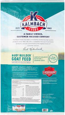 Show full view: Kalmbach Feeds Body Builder Goat Feed, 50-lb bag slide 3 of 5