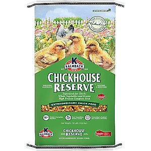 Kalmbach Feeds Chickhouse Reserve Extraordinary 18% Protein Chick Starter Feed, 30-lb bag