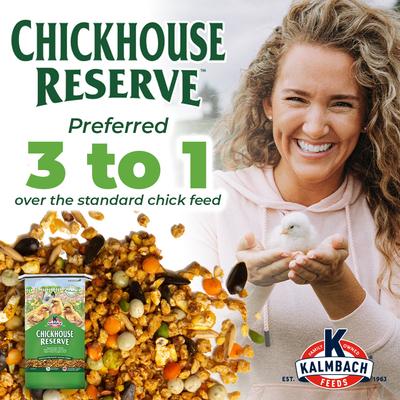 Show full view: Kalmbach Feeds Chickhouse Reserve Extraordinary Chick Starter Feed, 30-lb bag slide 6 of 9