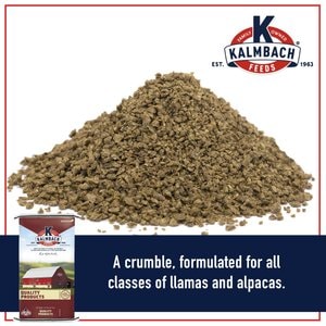 Kalmbach Feeds Concentrate Crumbles Llama & Alpaca Feed, 50-lb bag