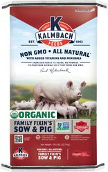Kalmbach Feeds Family Fixin's Organic Pellet Pig Feed, 50-lb bag