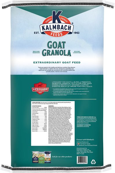 Kalmbach Feeds Granola Goat Feed, 30-lb bag