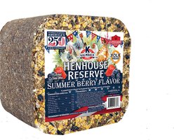 Kalmbach Feeds Henhouse Reserve Summer Berry Treat Block for Chickens, 20-lb block